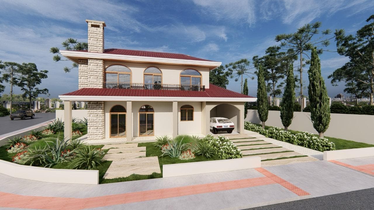 TERRENO COM CASA EM CONSTRUÇÃO